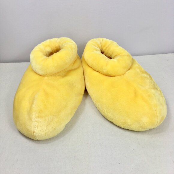 Disney Mickey Mouse Shoes Slippers Adult Medium Yellow Disney Parks Souvenir - Picture 1 of 5